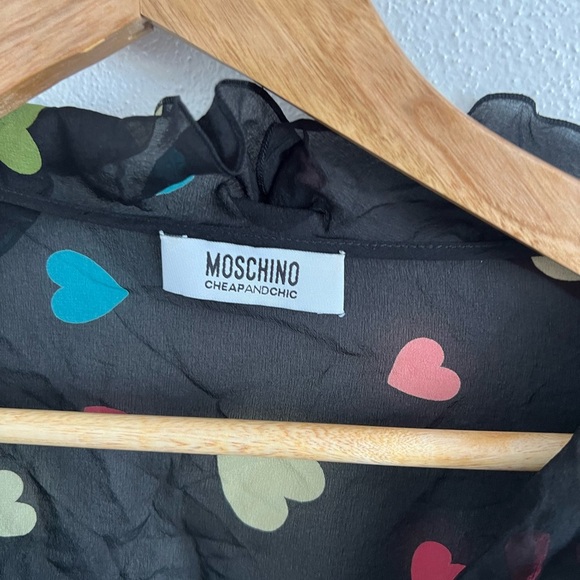 Moschino Cheap & Chic Pre-Fall 2012 Hearts Dress, size 12 - Picture 4 of 8